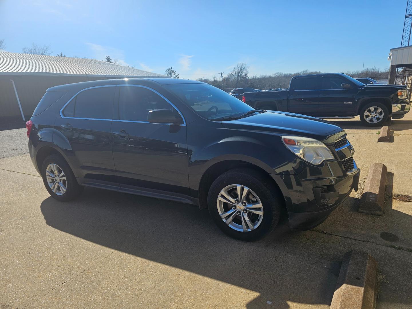 2014 BLACK Chevrolet Equinox LS 2WD (2GNALAEK3E6) with an 2.4L L4 DOHC 16V FFV engine, 6-Speed Automatic transmission, located at 533 S Seven Points BLVD, Seven Points, TX, 75143, (430) 255-4030, 32.313999, -96.209351 - Photo#1